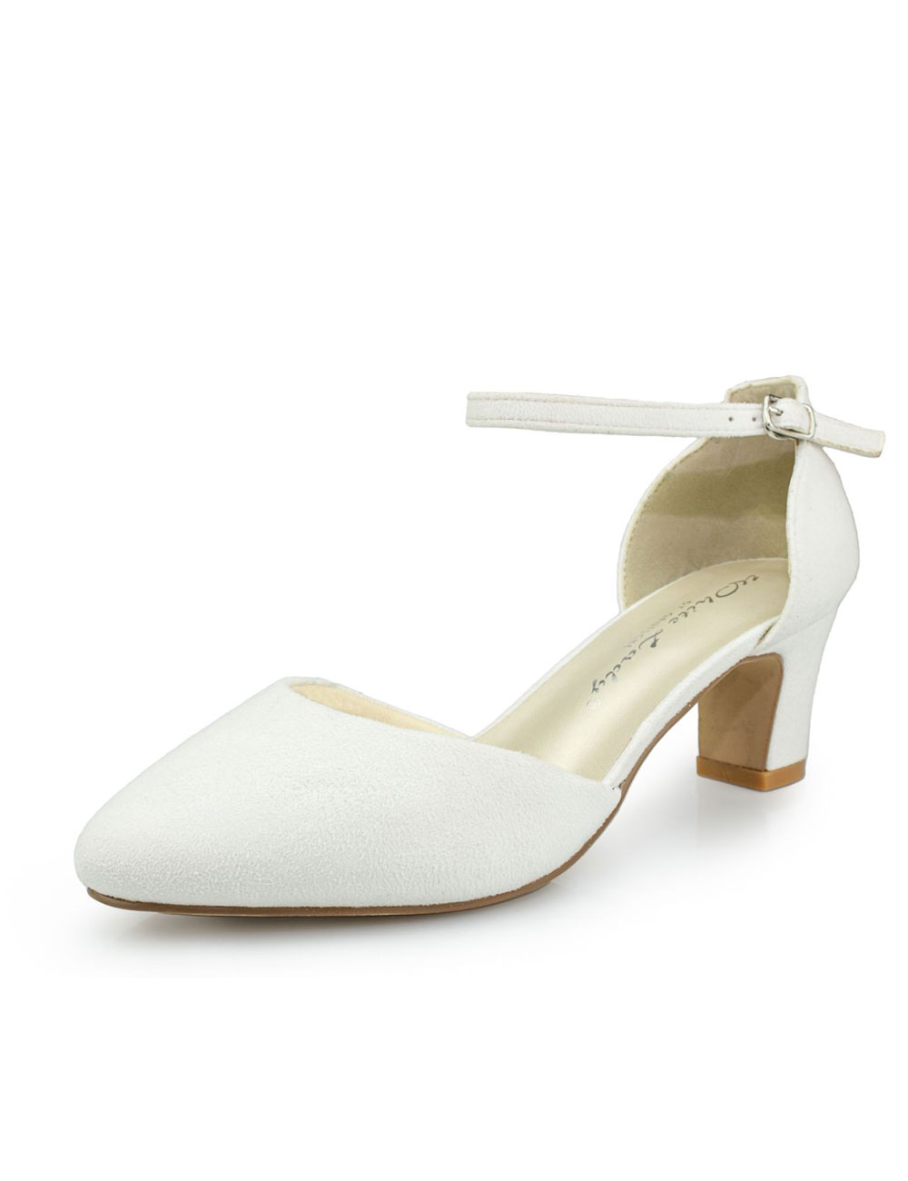 700 CREME MIKROFASER - RIEMCHEN PUMPS