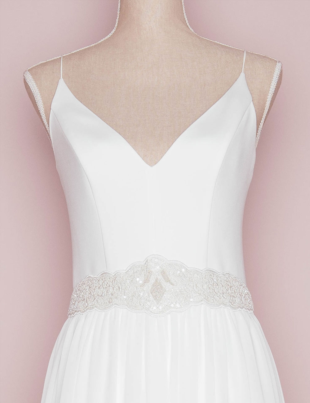 BRAUTGÜRTEL A-3045 IN PEARL